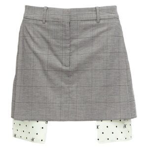 Monse wool cotton blend exposed pocket deconstructed skirt